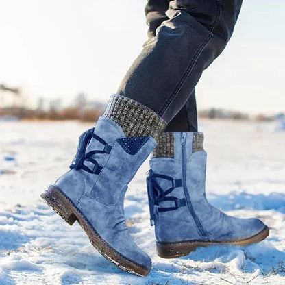 Bottes chaudes étanches pluie et neige femme Grand Confort Laura