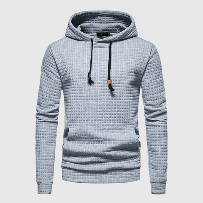 Sweat à capuche quadrillé en coton Homme Malvin | 1+1 GRATUIT