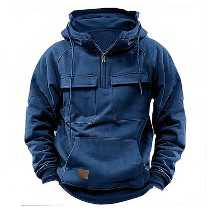 Sweat à capuche homme 2x2 poches Outdoor