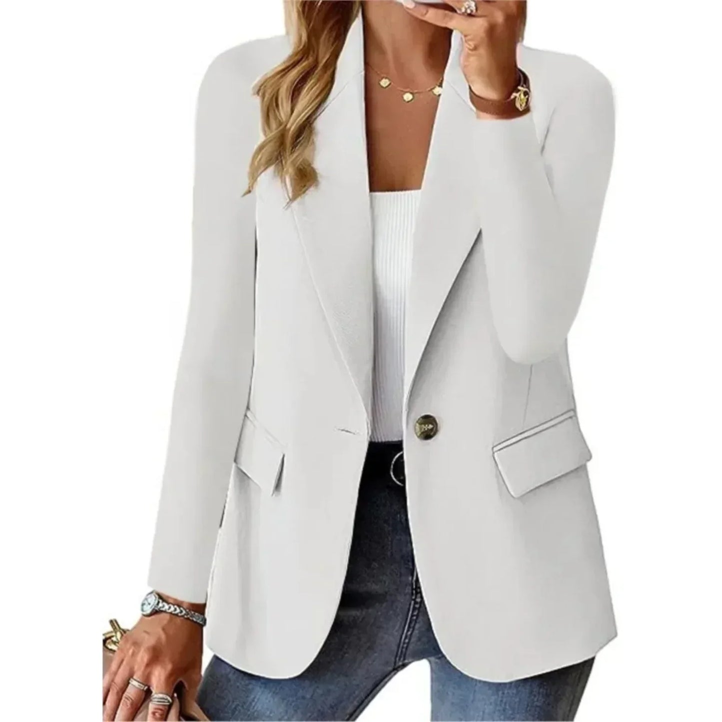 Blazer coupe droite pour Femme Janine