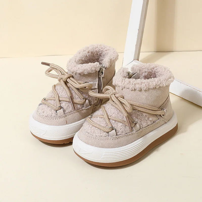 Bottes d'Hiver pour Bébé - Sneakers Chauds en Fourrure