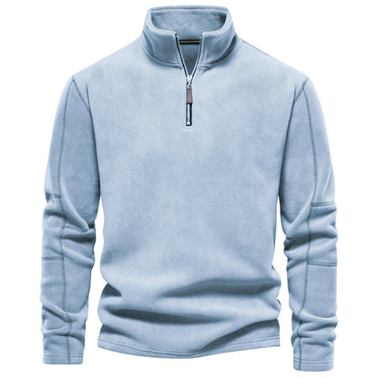 Pull polaire hiver col zippé Homme Vatanen (7 couleurs)