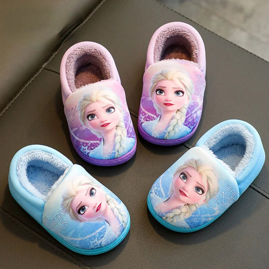 Chaussons Hiver Enfant – Disney Princess Sofia et Elsa