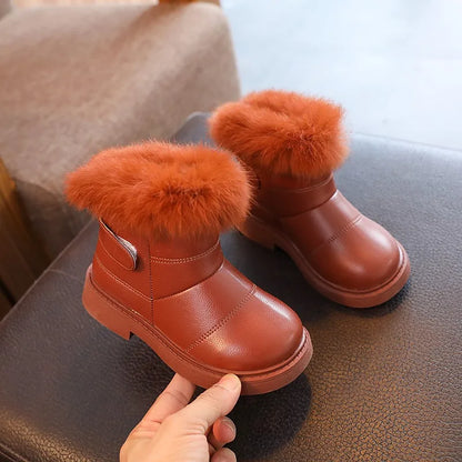 Bottines Courtes Enfant Style Britannique – Élégance et Confort pour l’Hiver