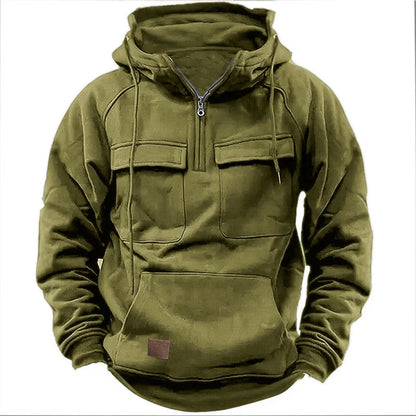 Sweat à capuche homme 2x2 poches Outdoor