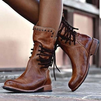 Bottes en cuir et lacets Ahsoka™ - Confort et Élégance