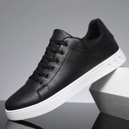 Sneakers cuir façon mocassins décontractés Homme Xavier