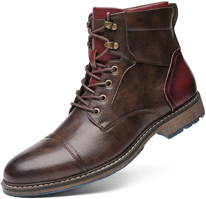 Bottines en cuir confortables pour homme Mario